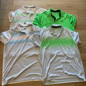 Under Armor/Puma Athletic Polo Shirts. GREAT CONDITION!!